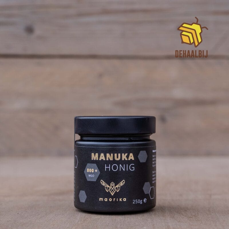 Manukahoning MGO 800+ 250gr in glazen pot