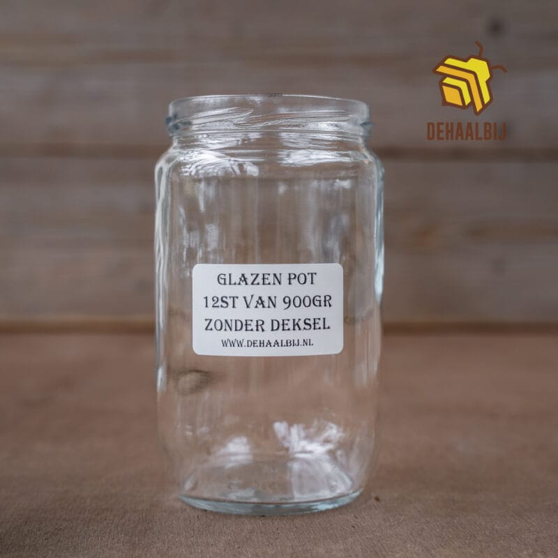 Glazenpotten rond 12st 700ml/900g zonder deksel