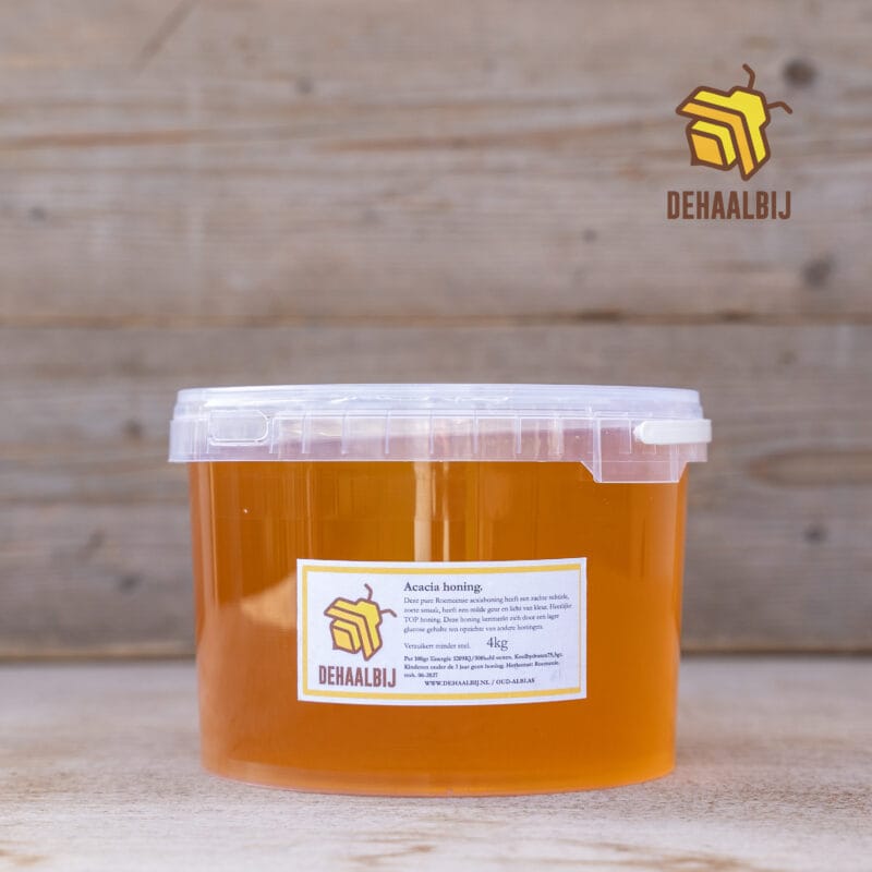 Rauwe imkerhoning honing in emmer
